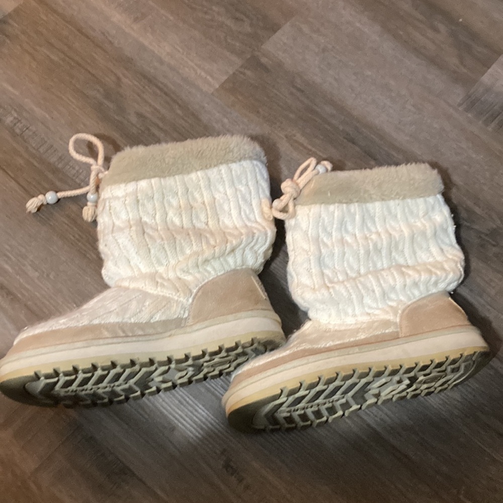 Skechers Fabric & Leather Boots